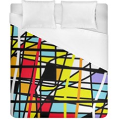 Casual Abstraction Duvet Cover (california King Size)