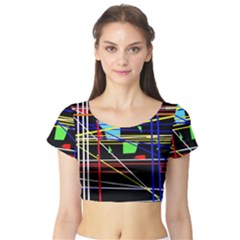 No Limit Short Sleeve Crop Top (tight Fit)