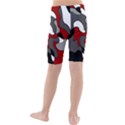 Creative spot - red Kids  Mid Length Swim Shorts View2