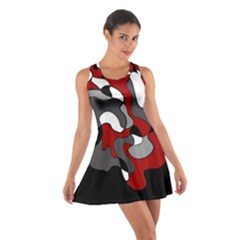 Creative Spot - Red Cotton Racerback Dress by Valentinaart