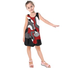 Creative Spot - Red Kids  Sleeveless Dress