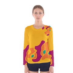 Colorful Creativity Women s Long Sleeve Tee