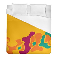 Colorful Creativity Duvet Cover (full/ Double Size) by Valentinaart