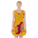 Colorful creativity V-Neck Sleeveless Skater Dress View2