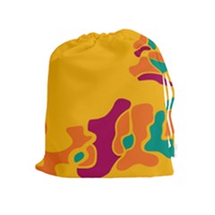 Colorful Creativity Drawstring Pouches (extra Large)