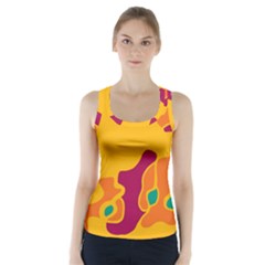 Colorful Creativity Racer Back Sports Top