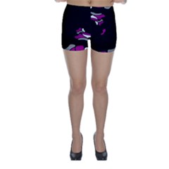 Magenta Creativity  Skinny Shorts