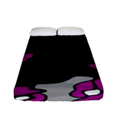 Magenta Creativity  Fitted Sheet (full/ Double Size)