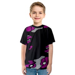 Magenta Creativity  Kids  Sport Mesh Tee