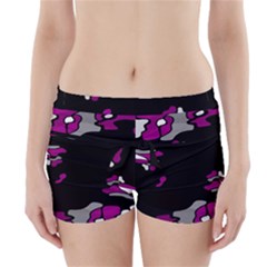 Magenta Creativity  Boyleg Bikini Wrap Bottoms