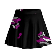 Magenta Creativity  Mini Flare Skirt