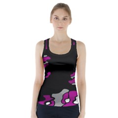 Magenta Creativity  Racer Back Sports Top