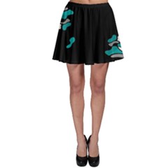 Cyan Creativity Skater Skirt