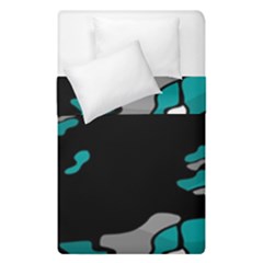 Cyan Creativity Duvet Cover Double Side (single Size)