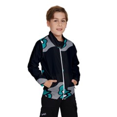 Cyan Creativity Wind Breaker (kids) by Valentinaart