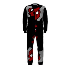 Red Creativity Onepiece Jumpsuit (kids)