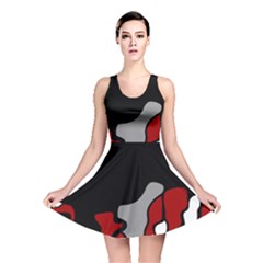 Red Creativity 2 Reversible Skater Dress