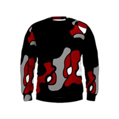 Red Creativity 2 Kids  Sweatshirt