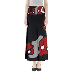 Red Creativity 2 Maxi Skirts by Valentinaart