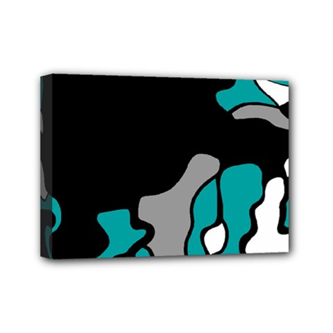 Cyan Creativity 2 Mini Canvas 7  X 5 