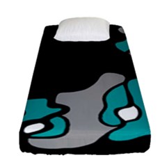 Cyan Creativity 2 Fitted Sheet (single Size)