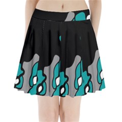 Cyan Creativity 2 Pleated Mini Skirt