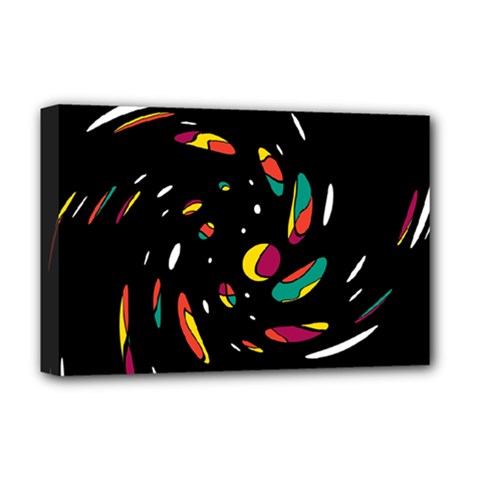 Colorful Twist Deluxe Canvas 18  X 12  