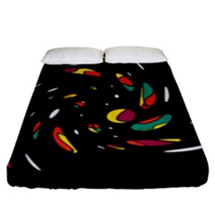 Colorful Twist Fitted Sheet (king Size)