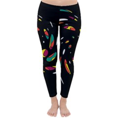 Colorful Twist Classic Winter Leggings