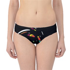 Colorful Twist Hipster Bikini Bottoms by Valentinaart