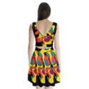 Colorful spot Split Back Mini Dress  View2