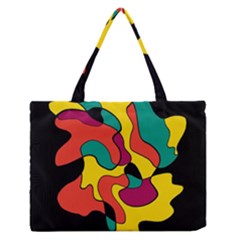 Colorful Spot Medium Zipper Tote Bag