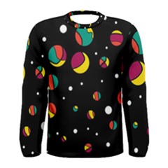 Colorful Dots Men s Long Sleeve Tee