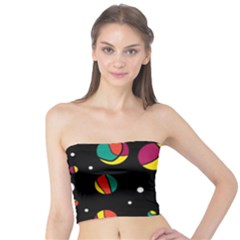 Colorful Dots Tube Top by Valentinaart