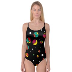 Colorful Dots Camisole Leotard 