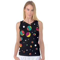 Colorful Dots Women s Basketball Tank Top