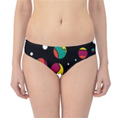 Colorful Dots Hipster Bikini Bottoms by Valentinaart