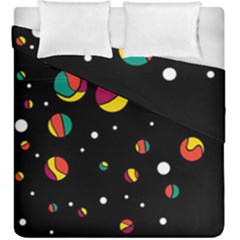 Colorful Dots Duvet Cover Double Side (king Size)