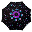 Blue and purple dots Straight Umbrellas View1