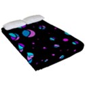 Blue and purple dots Fitted Sheet (California King Size) View2