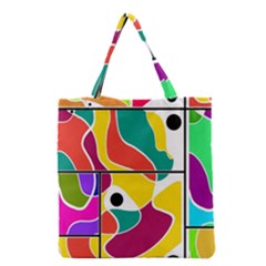 Colorful Windows  Grocery Tote Bag