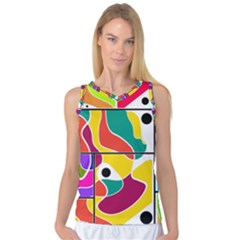 Colorful Windows  Women s Basketball Tank Top