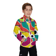 Colorful Windows  Wind Breaker (kids) by Valentinaart