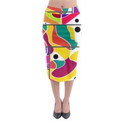 Colorful Windows  Midi Pencil Skirt