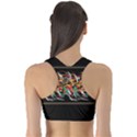 Colorful barbwire  Sports Bra View2