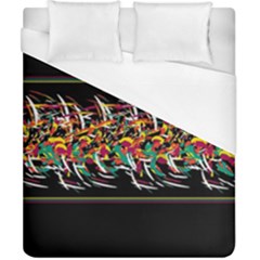 Colorful Barbwire  Duvet Cover (california King Size) by Valentinaart