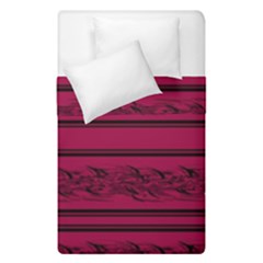 Red Barbwire Pattern Duvet Cover Double Side (single Size)