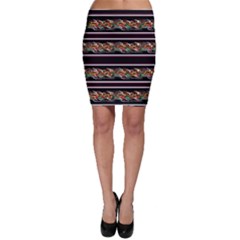 Colorful Barbwire Bodycon Skirt