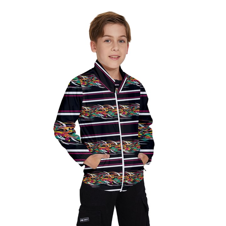 Colorful barbwire Wind Breaker (Kids)