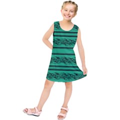 Green Barbwire Kids  Tunic Dress by Valentinaart